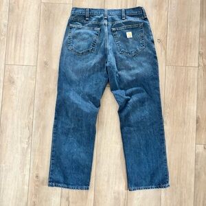 Carhartt Men’s Straight Leg Denim Jeans – Classic Workwear Blue